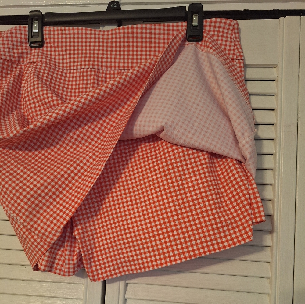 Eight clovers gingham check skirt skort sz 14 NWT *D7 - Picture 6 of 10